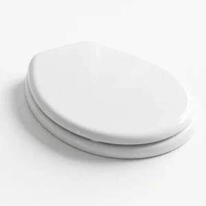 Abattant WC blanc ovale déclipsable – facile à nettoyer